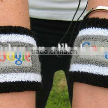 Wholesale Comfortable Sports Wristband Sweatband