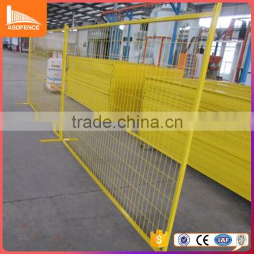 metal basic colorful temporary fence canada for sale with metal tops