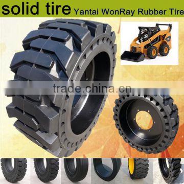 10-16.5 bobcat tyre, 385/65-D22.5 bobcat skid steer solid tire for loader