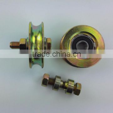 gate roller diameter 58mm thickness 17mm bearing 6201RS groove "U" with M10x45 bolt 618R