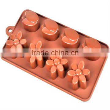 silicone leaf and plum blossom Chocolate moulds