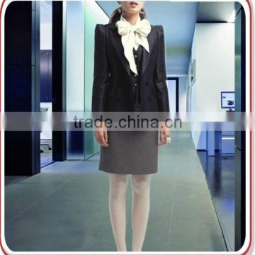 fashion Ladies elegant business suit uniform sets, lady suit sets office workwear, women office uniform design 2014 newest style