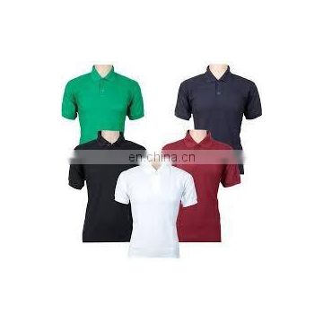 Fashionable pique polo mens tshirt available with organic cotton
