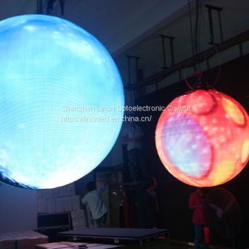 LED Video Ball P4.8mm LED Ball For Indoor Application With Best Color Uniformity and High Definition