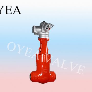 ANSI Wcb Cast Steel Forged Steel Stainless Steel High Pressure High Temperature Power Station Pressure Seal Motorized Electric Power Station Gate Valve
