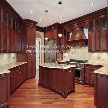 Modular Type RTA Light Grey Shaker Style American Wooden kitchen cabinet