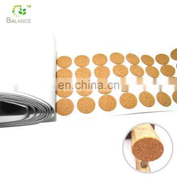 factory direct Circular and square adhesive cork pad roll