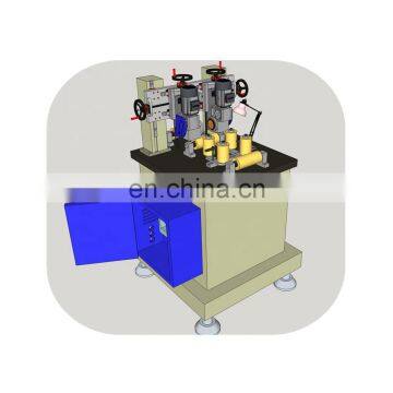 Electric knurling and strip feeding machine