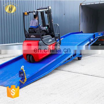 7LYQ Shandong SevenLift container truck unloading hydraulic bus ramp