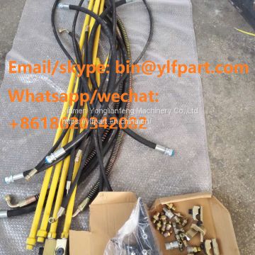 Breaker lines auxiliary piping kits circuit cat320c one way two way hydraulic foot pedal valves for hammer excavators