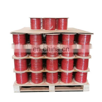 solid red fire cable 18/2 500ft alarm cable
