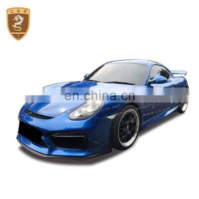 Car Bumper Front Bumpers Rear Spoiler Auto Parts Upgrade GT4 Body Kits For Porsche 987.1 Boxster