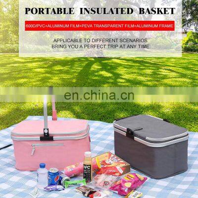 GINT 25L Hot Selling Folding Insulated Picnic box Insulated Waterproof Cooler Bag