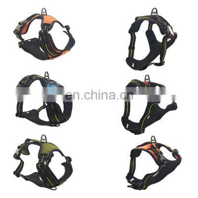 outdoor harness vest for dogs heavy duty harness with pull pet accessories manufacturer