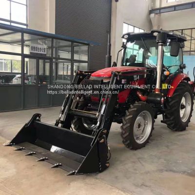 Kazakhstan Hot Sale Farm Machinery 854 85HP 4WD Agriculture Farm Tractor Wheel Tractors Farming Tractor