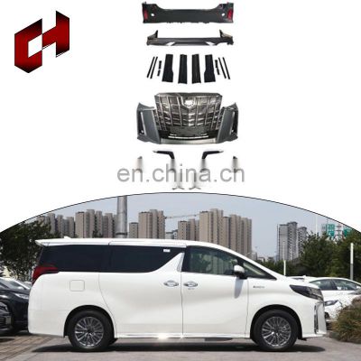 Ch Pp Material Exhaust Tips Front Lip Support Splitter Rods Tail Lights Body Kits For Toyota Alphard 2018-2020