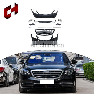 CH Brand New Material Front Rear Bar Rear Spoiler Wing Refitting Parts Body Kit For Mercedes-Benz S Class W222 14-20 S450