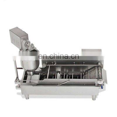Professional gas electric stainless steel 3 size mini donut making machine