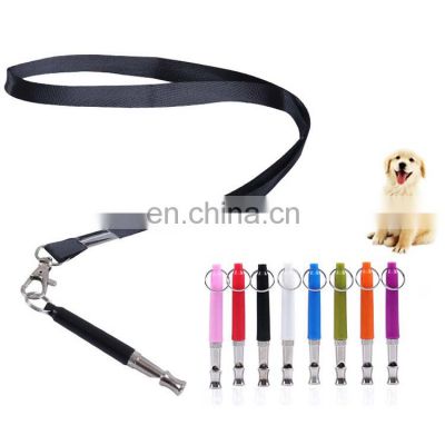 Professional Ultrasonic Pet Training Tool Dog Training Whistle With Lanyard For Stop Barking