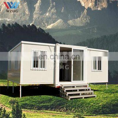 Factory hot sales low price movable house flat pack expandable living 20ft container house