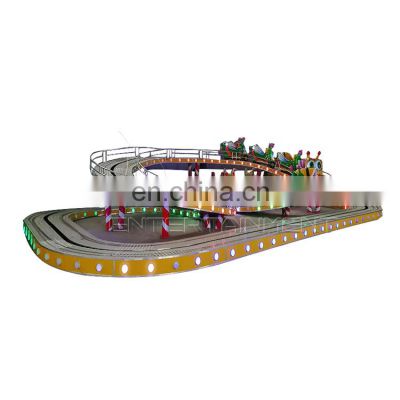 Hot Sale Kids Amusement Track Game Mini Electric Shuttle Train Ride