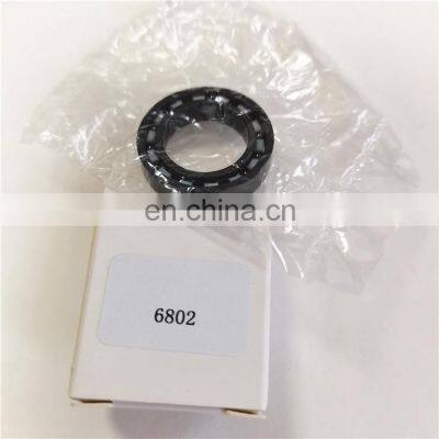 Good Popular Full Ceramic Silicon Nitride Ball Bearing 6802 size 15x24x5mm Si3N4 Material bearing 6802 with high quality