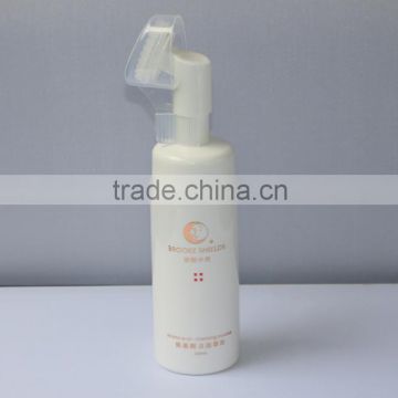 fancy 150ml plastic PET clear cosmetic foam pump bottle