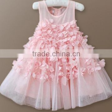 2016 hot sale baby girl's one-piece dress long dress