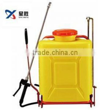 20L Knapsack manual yellow color Sprayer with metal frame