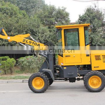 Small construction Machinery Wheel Loader with earth auger