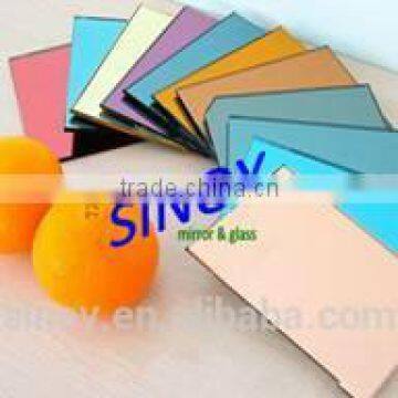 Cheap qingdao factory price Europe standard colored mirror price