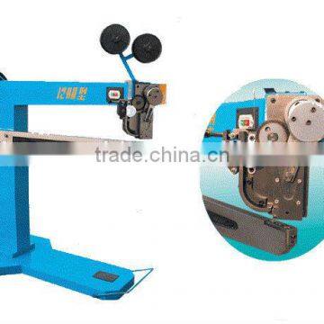 semi- auto corugated carton box making stitching machine