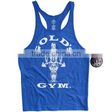 Gold Gym Muscle Joe Premium Stringer Blue