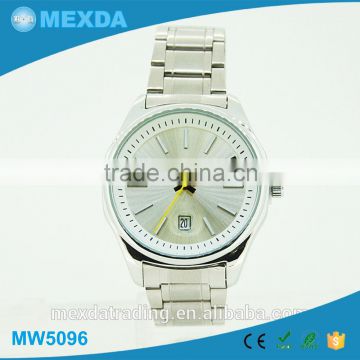 Luxury brand fashion casual all stainless steel material quartz watch