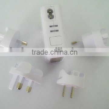 2A travel adapter 4-port USB AC Charger For Iphone,Ipod