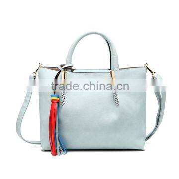 Dongguan factory fashion ladies handbag wholesale leather set handbag