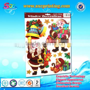 Holiday decorative sticker , festival celebration sticker , Christmas wall sticker