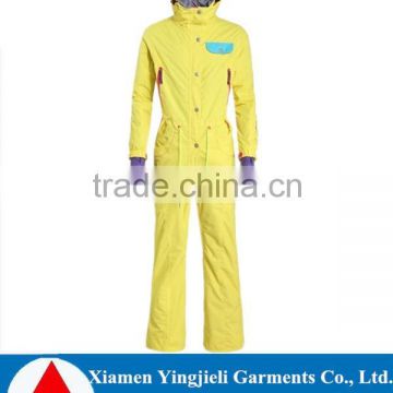 Latest Design High Quality Waterproof One Piece Ski Jumpsuit For Woman