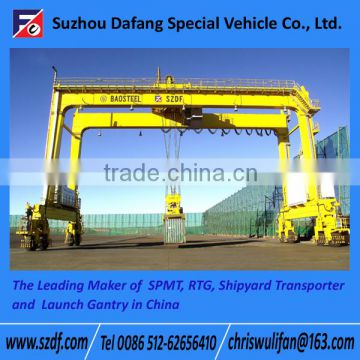 Rubber Tyre container gantry crane, container crane cost