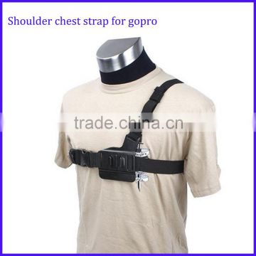 Comfortable Adjustable 3 Points Chest Belt Shoulder Strap for Gopro Hd Hero 2 3 4 Camera Light Weight