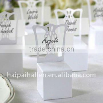 Wedding favors Miniature Chair Place Card Holder and Favor Box                        
                                                Quality Choice