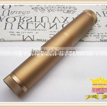 Golden aluminum cigar tube aluminum cigar tube single portable Cigar tube, cigar tool, cigar smoking