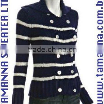 Heavy knitted ladies cardigan