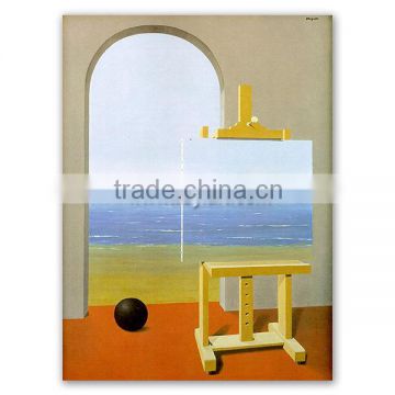 Handmade Surrealism Art Oil Painting by Rene Magritte The Human Condition
