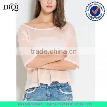 wholesale womens summer short sleeve pullover sweater