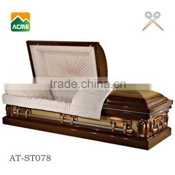 wholesale best price stainless cheap casket