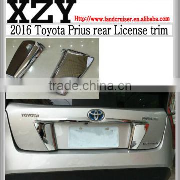 2016 Toyota Prius rear license trim, rear license trim for prius