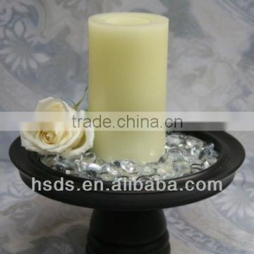 amazing happy birthday round scented LED candle