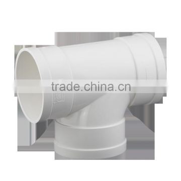 Equal connector T pvc pipe fittings(D50mm-160mm)