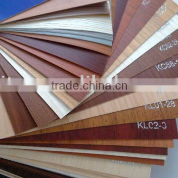 wood grain color decorative pvc kitchen cabinet door film